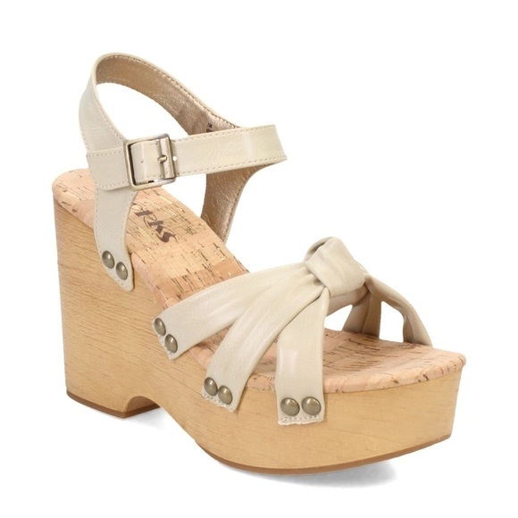 Korks Dawson Sandal in Off White - Picture 1 of 14
